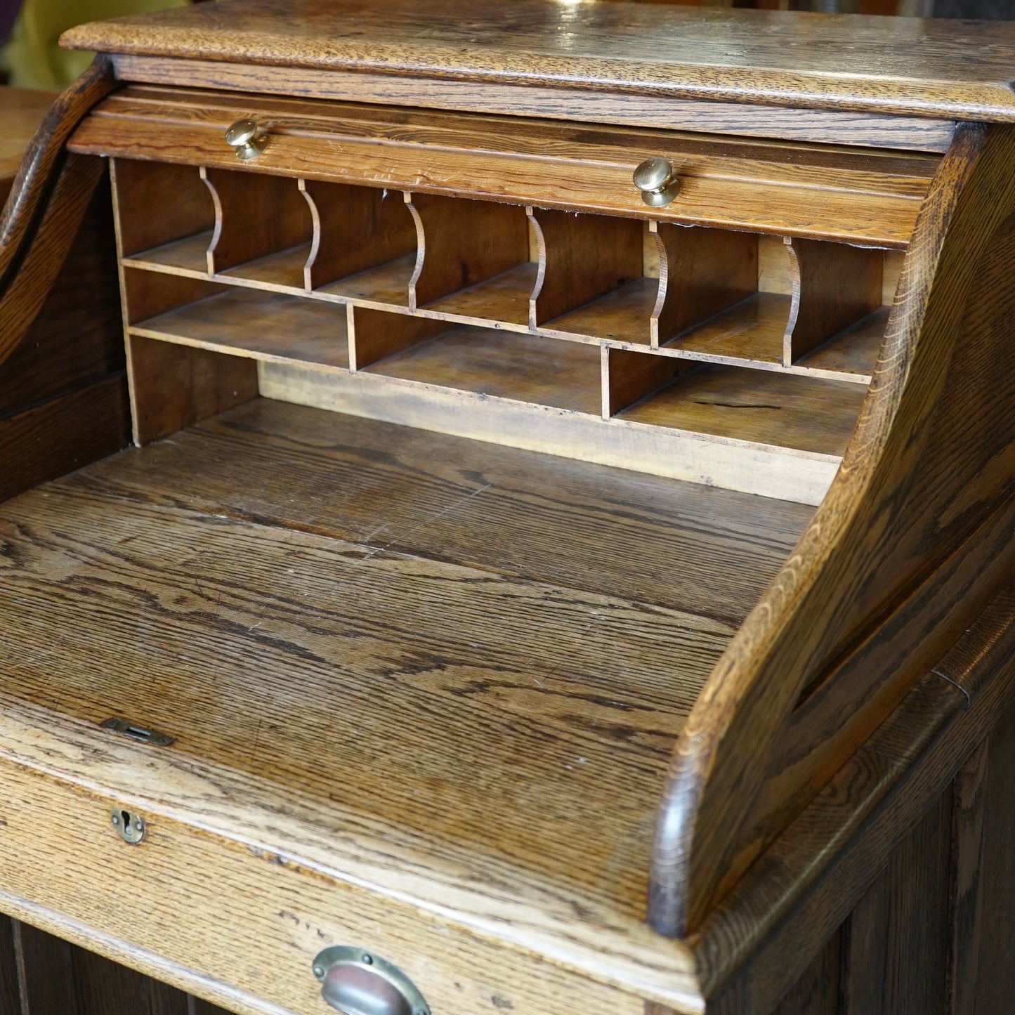 Antique Roll Top Desk