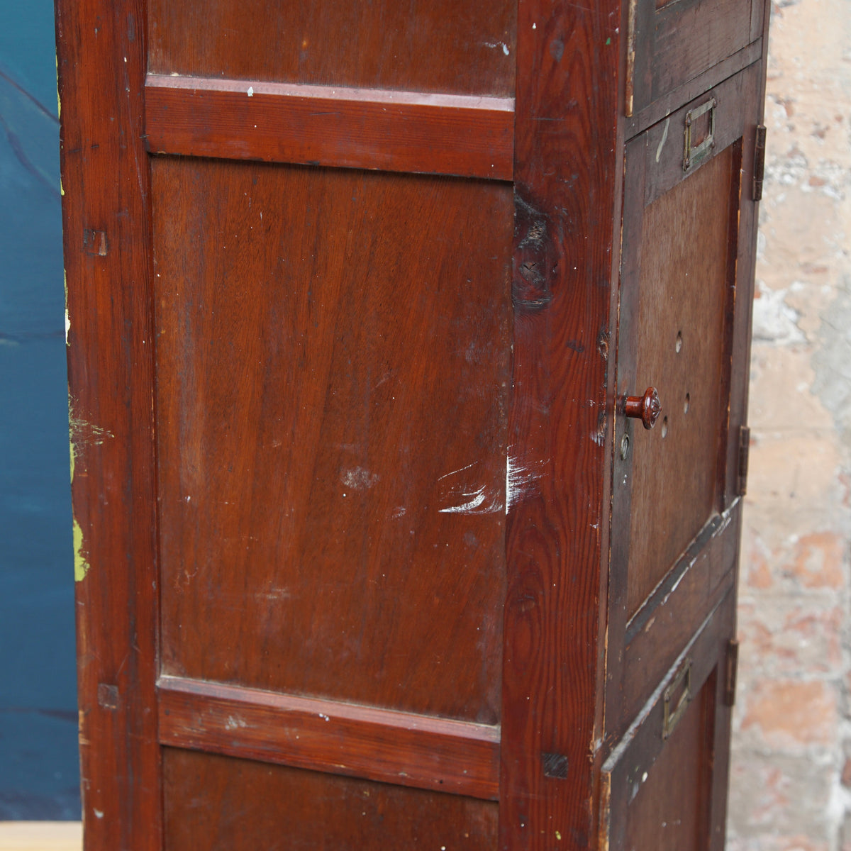 Vintage Wooden School Locker