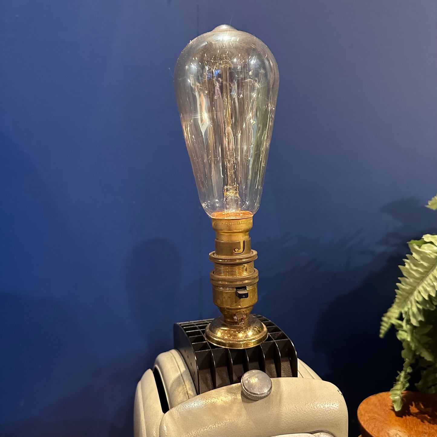 Vintage Converted Noris Trumpf Slide Projector Lamp