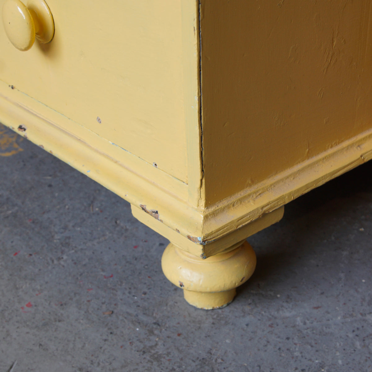 Vintage Yellow Chest of Drawers