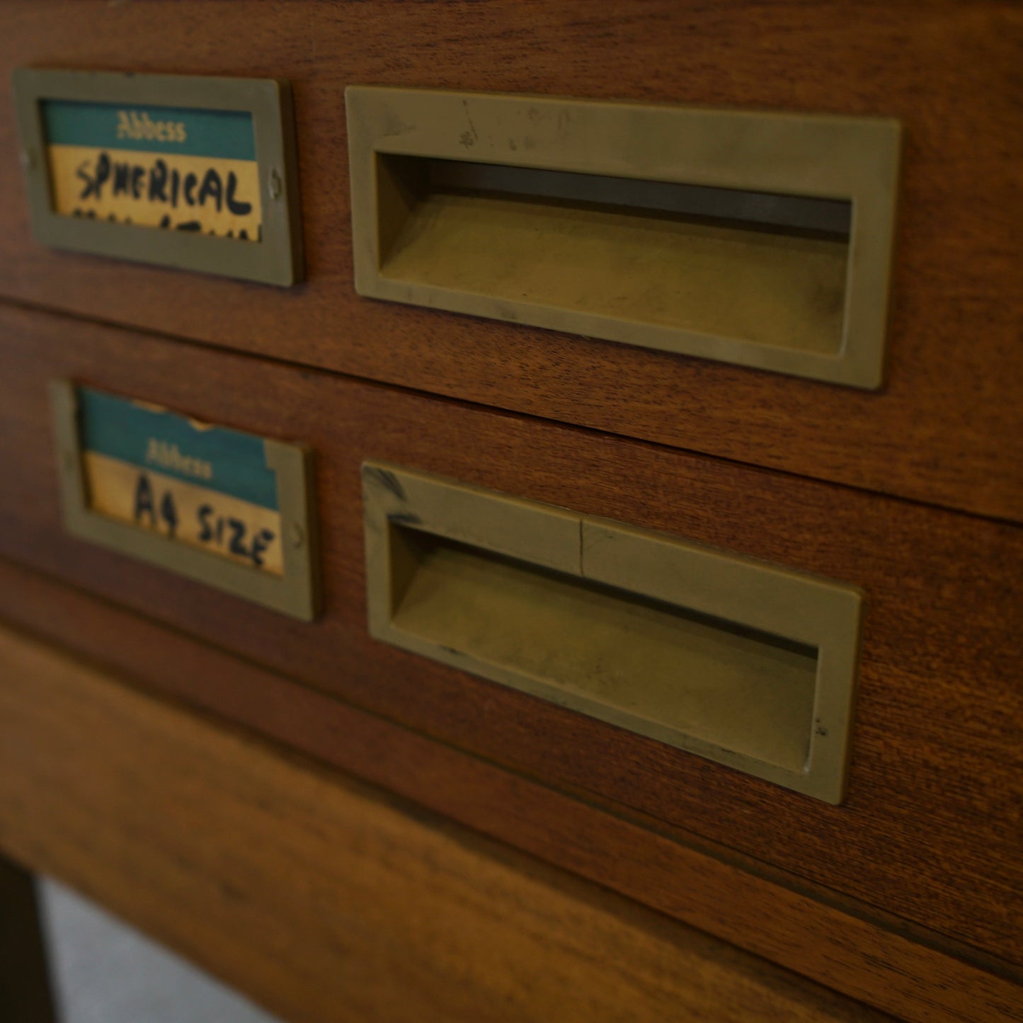 Vintage Abbess Plan Chest