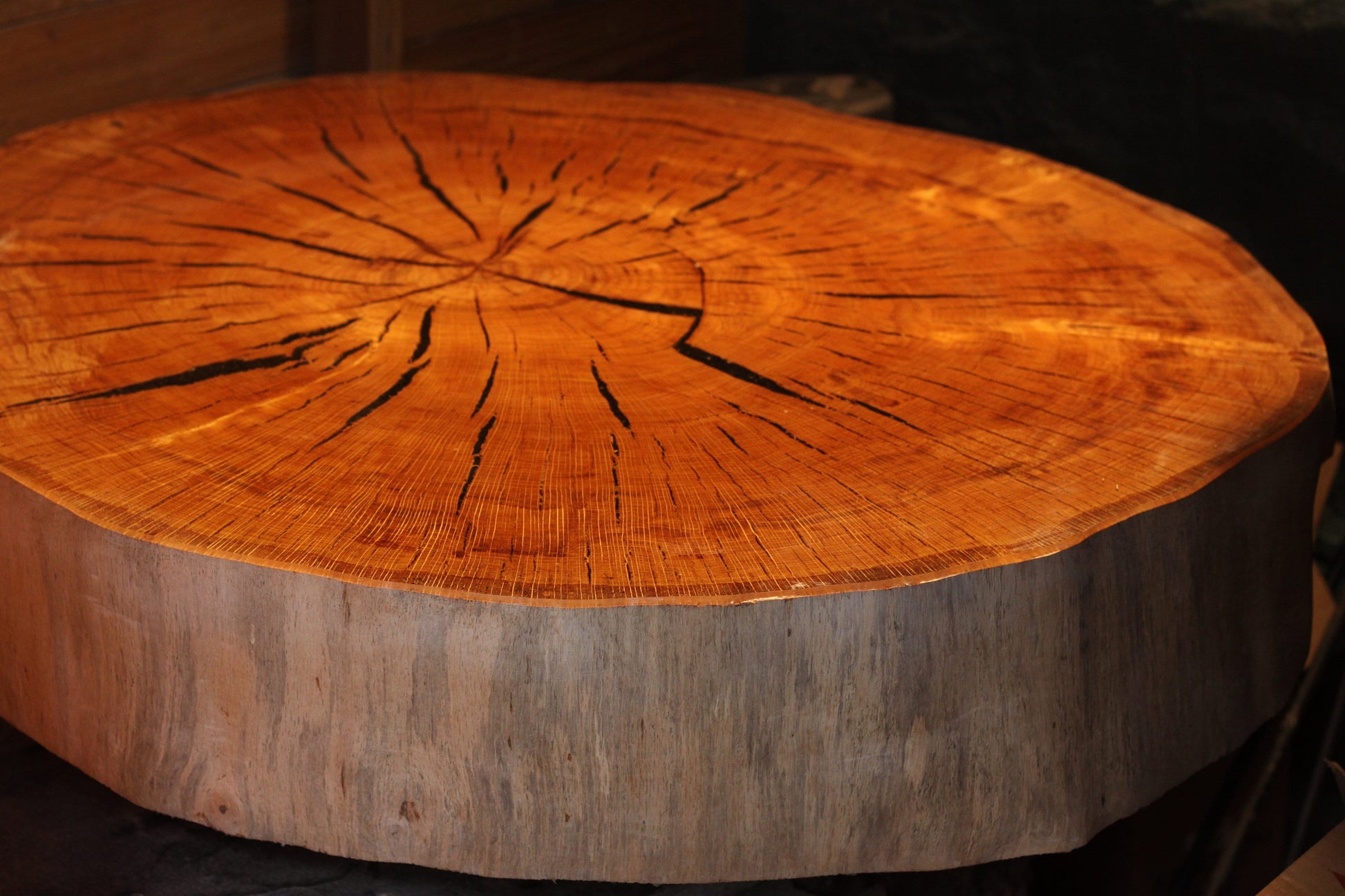 Oak Round Coffee Table