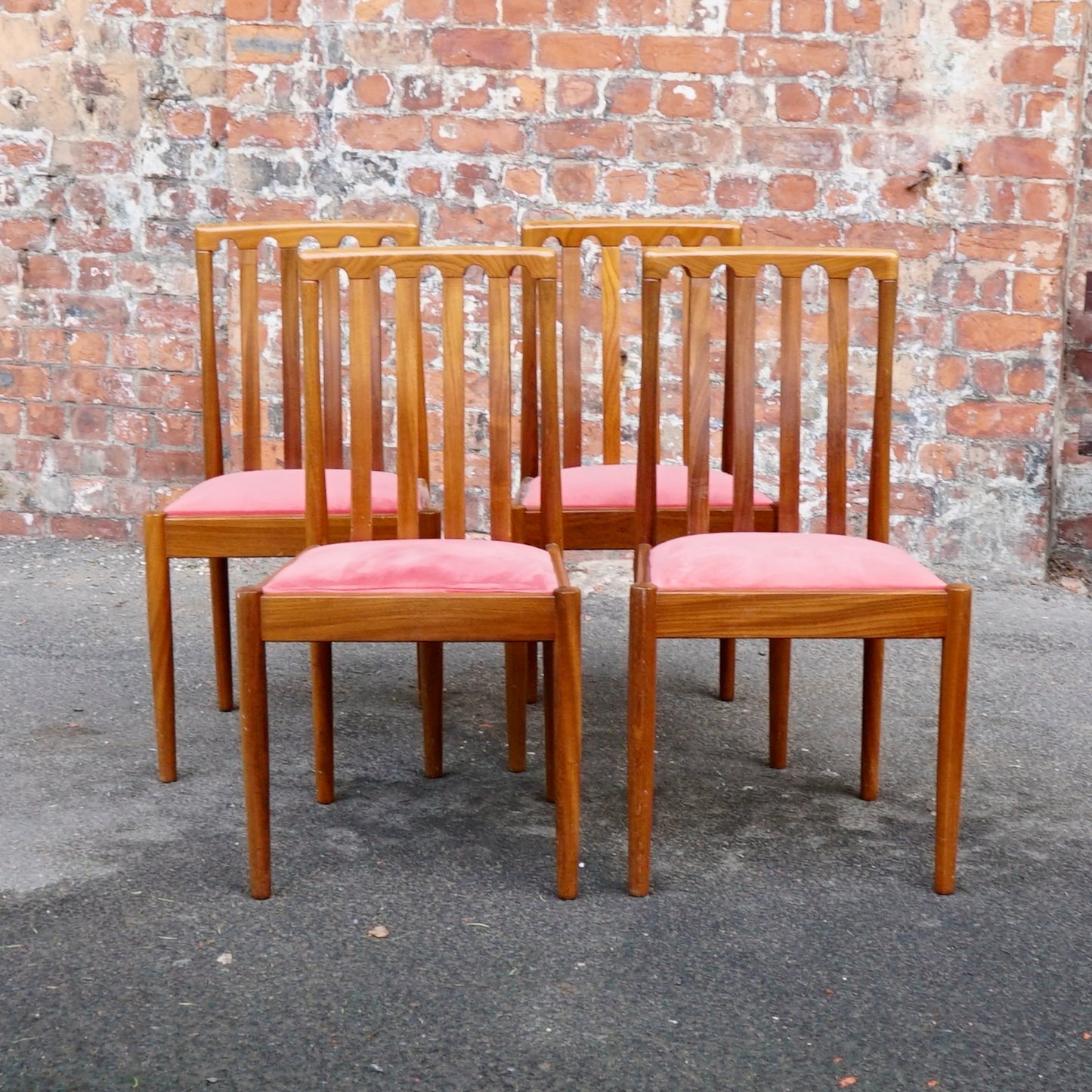 Meredew Pink Dining Chairs x4