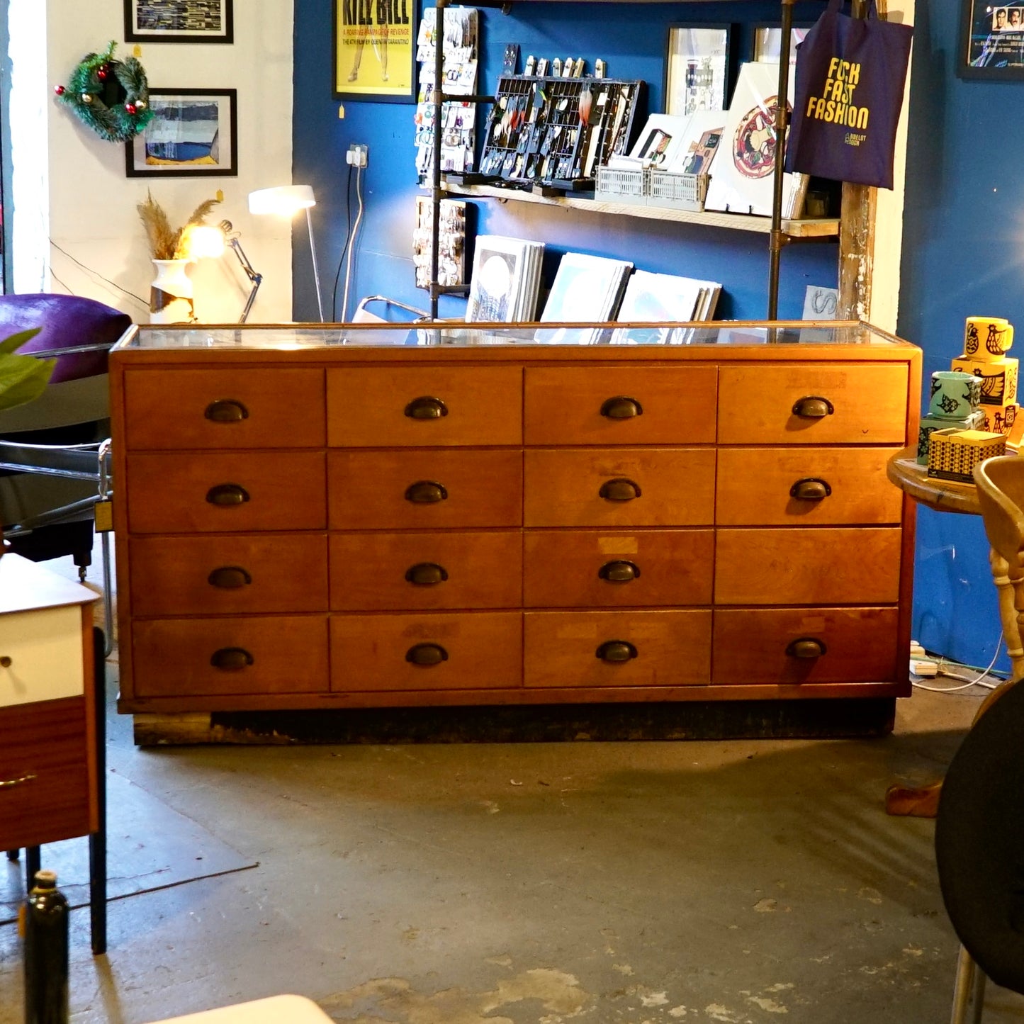 Antique Shop Counter/Haberdashery Made by John Dawson and Sons Pudding Chare Newcastle