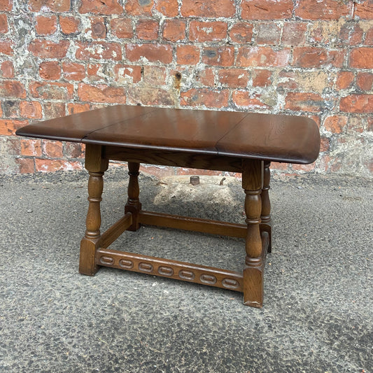 Utility Furniture Oak Swivel Drop leaf Coffee Table