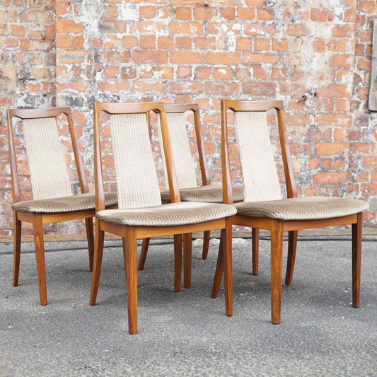 X4 Midcentury Teak G Plan Chairs