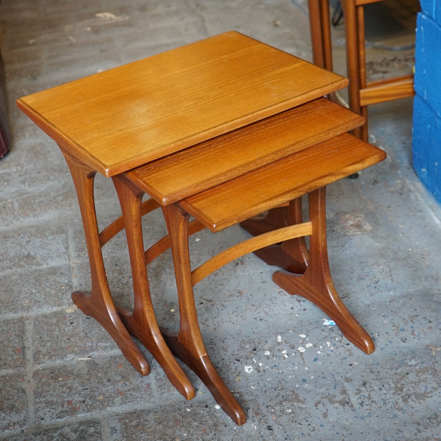 Midcentury Gplan Fresco Nest Of Tables