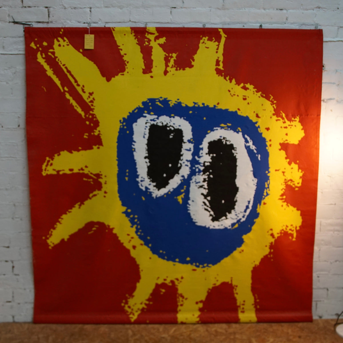 Handpainted Primal Scream Screamadelic Banner Huge