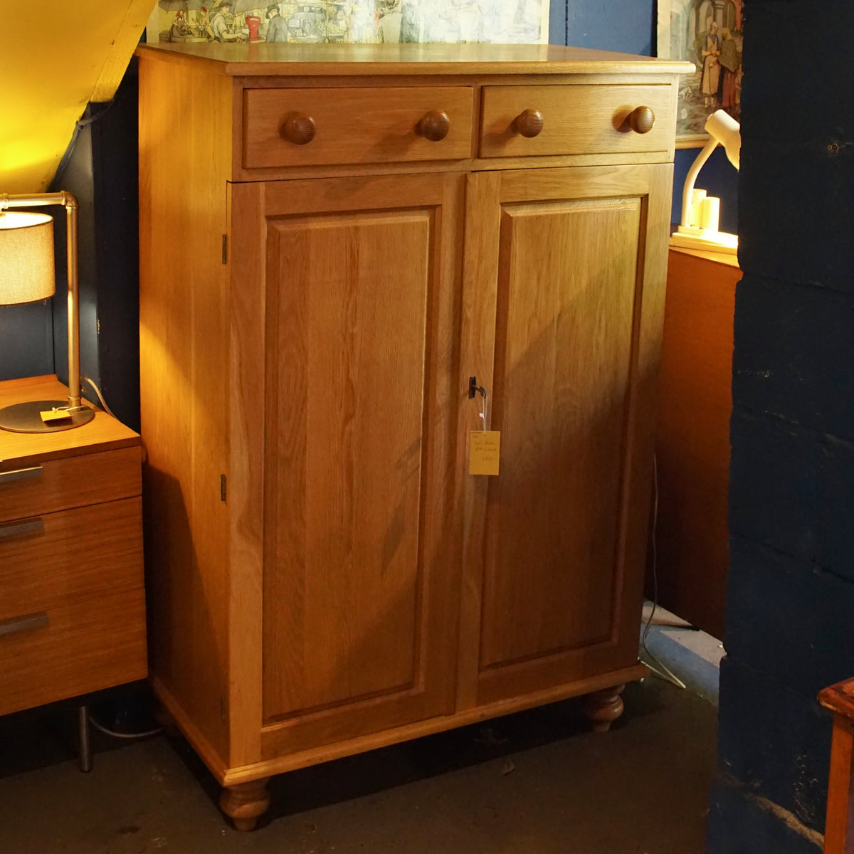 South African Pine Tallboy Cabinet