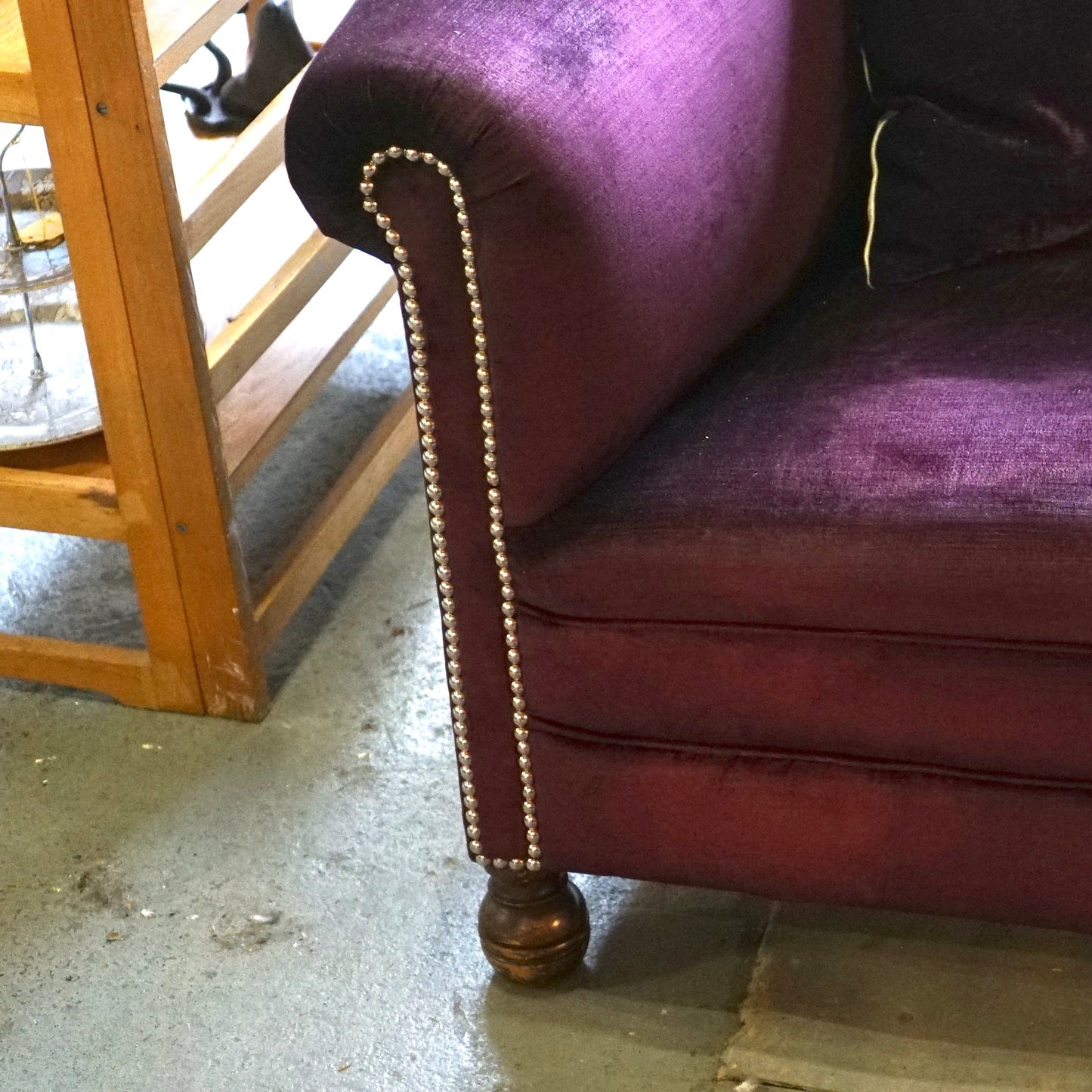 Early 20th Century Reupholstered Club Sofa