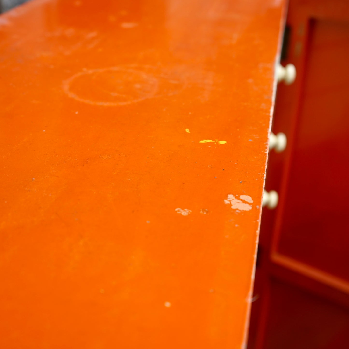 Orange Pantry Cupboard