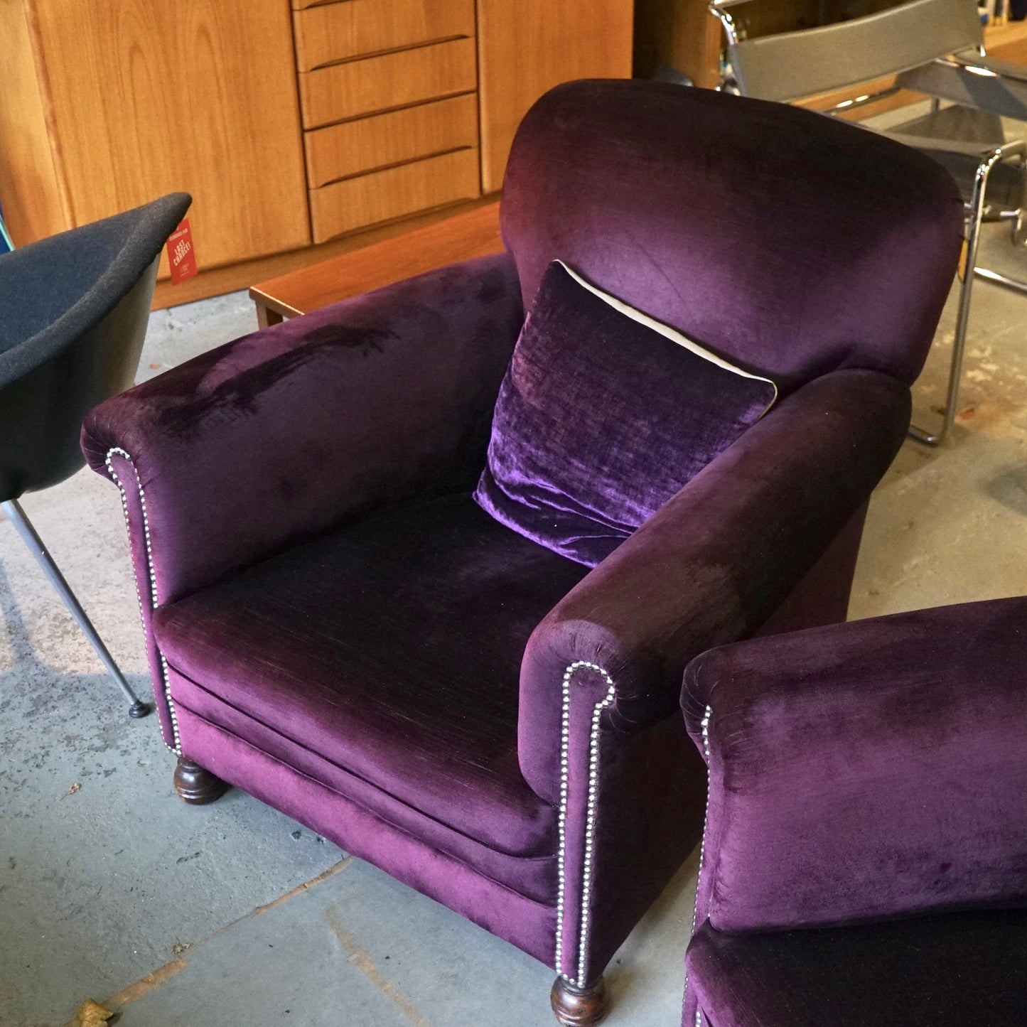 Early 20th Century Reupholstered Club Chair
