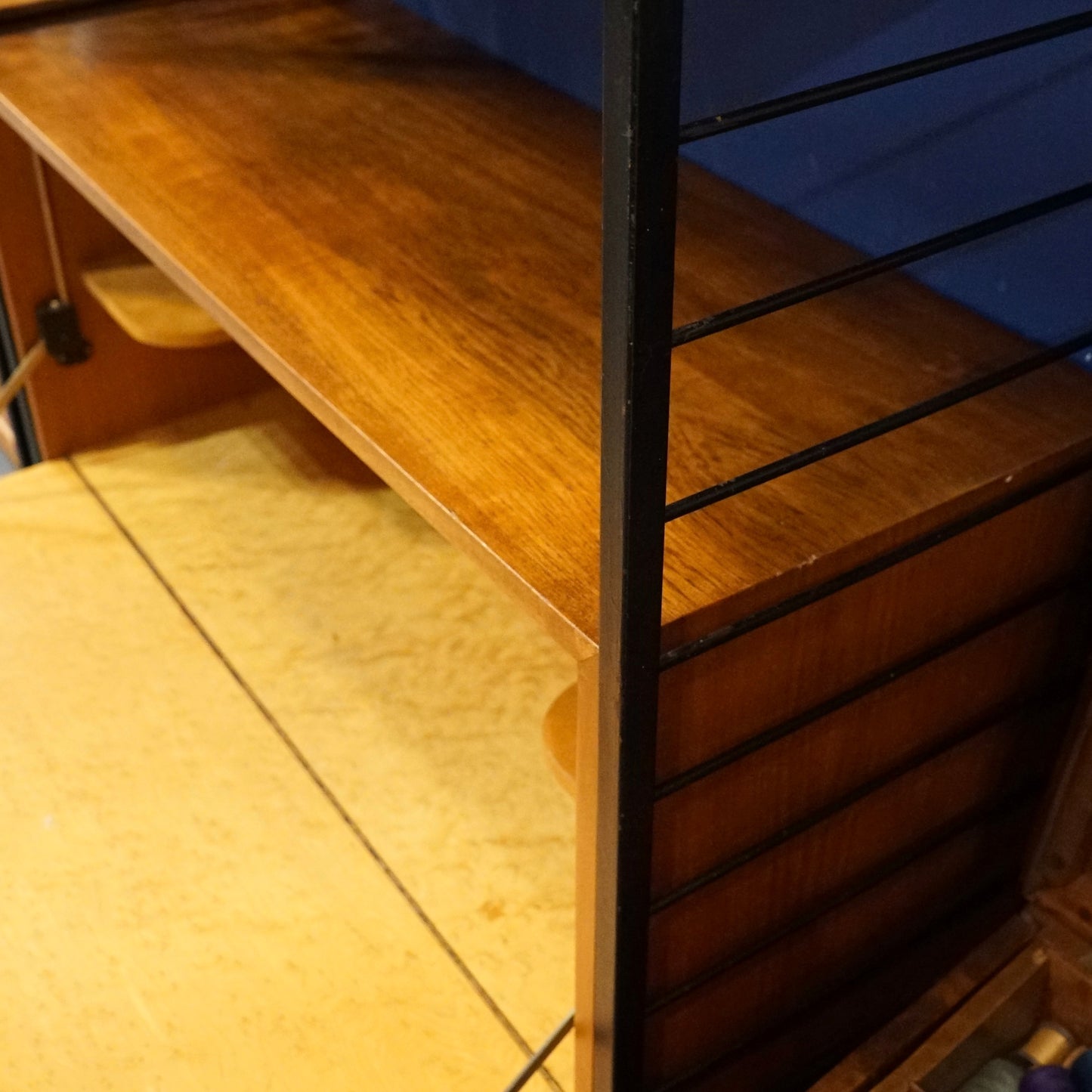 Staples ‘Ladderax’ Shelving Unit, 1960s Midcentury Shelving Unit