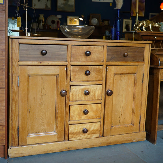 Antique Oak Sideboard Unit