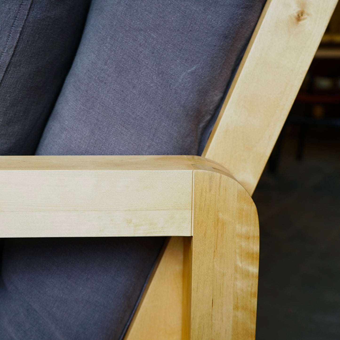 Futon Company - Loop 3 Seater Birch Sofa Bed