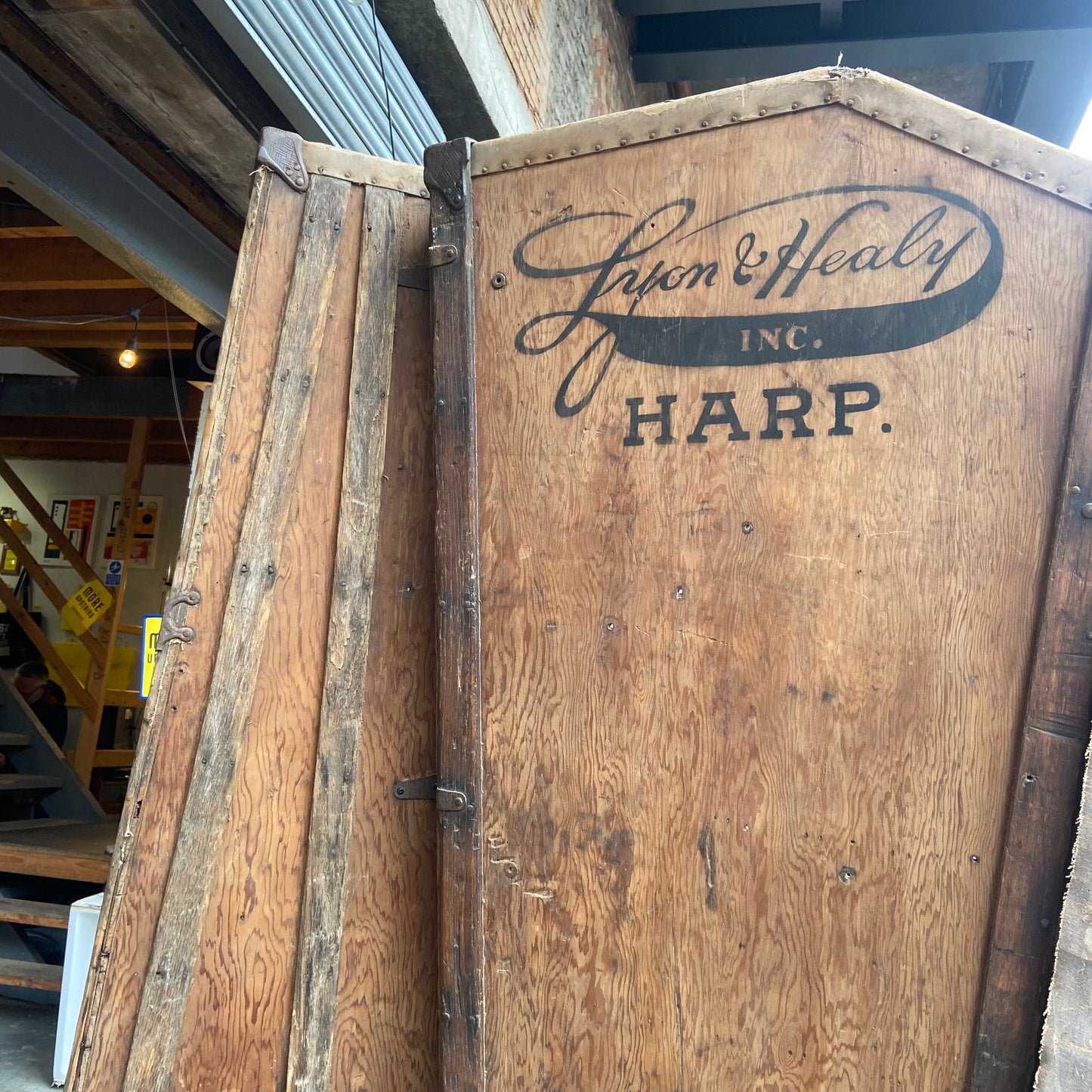 Lyon & Healy Antique Harp Case