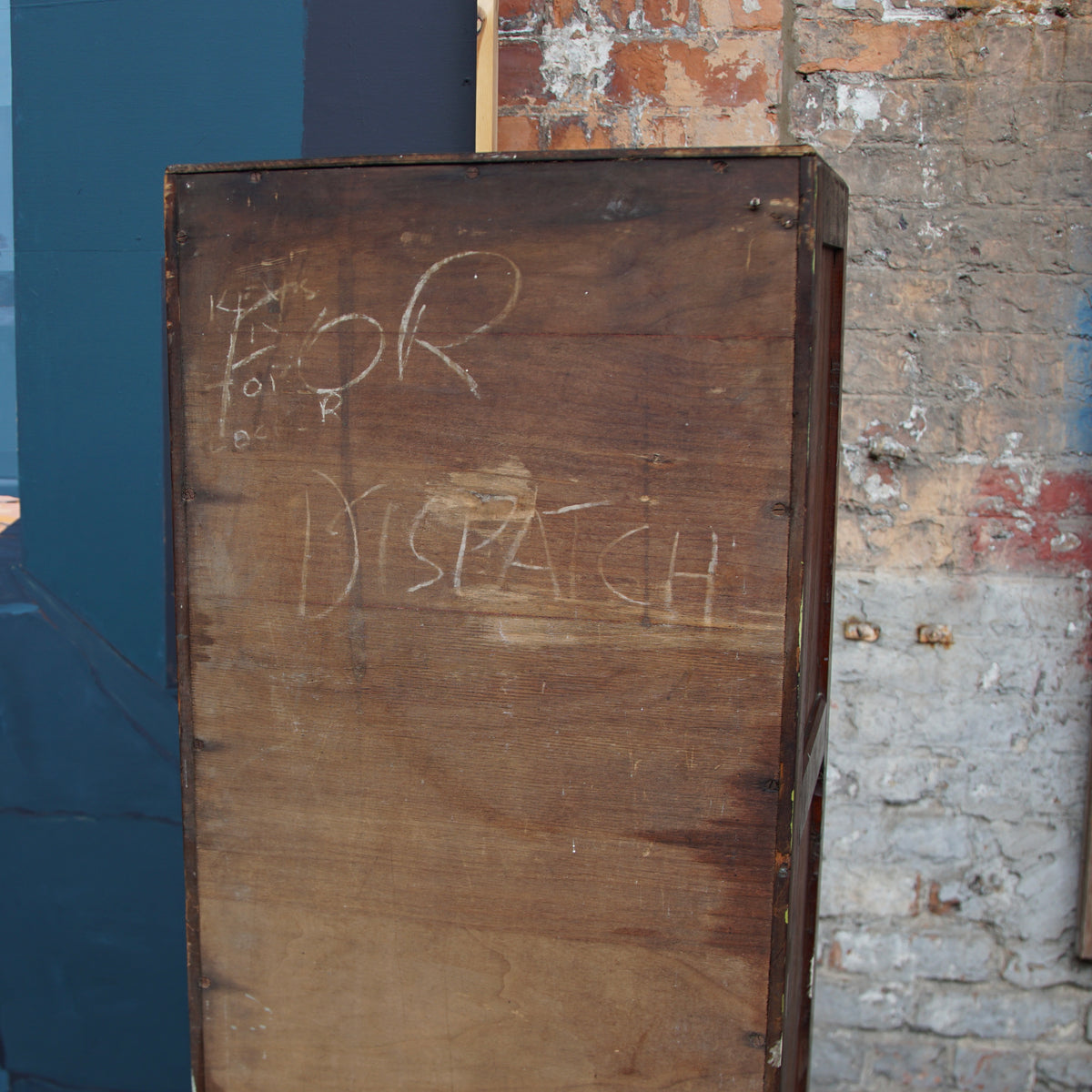 Vintage Wooden School Locker