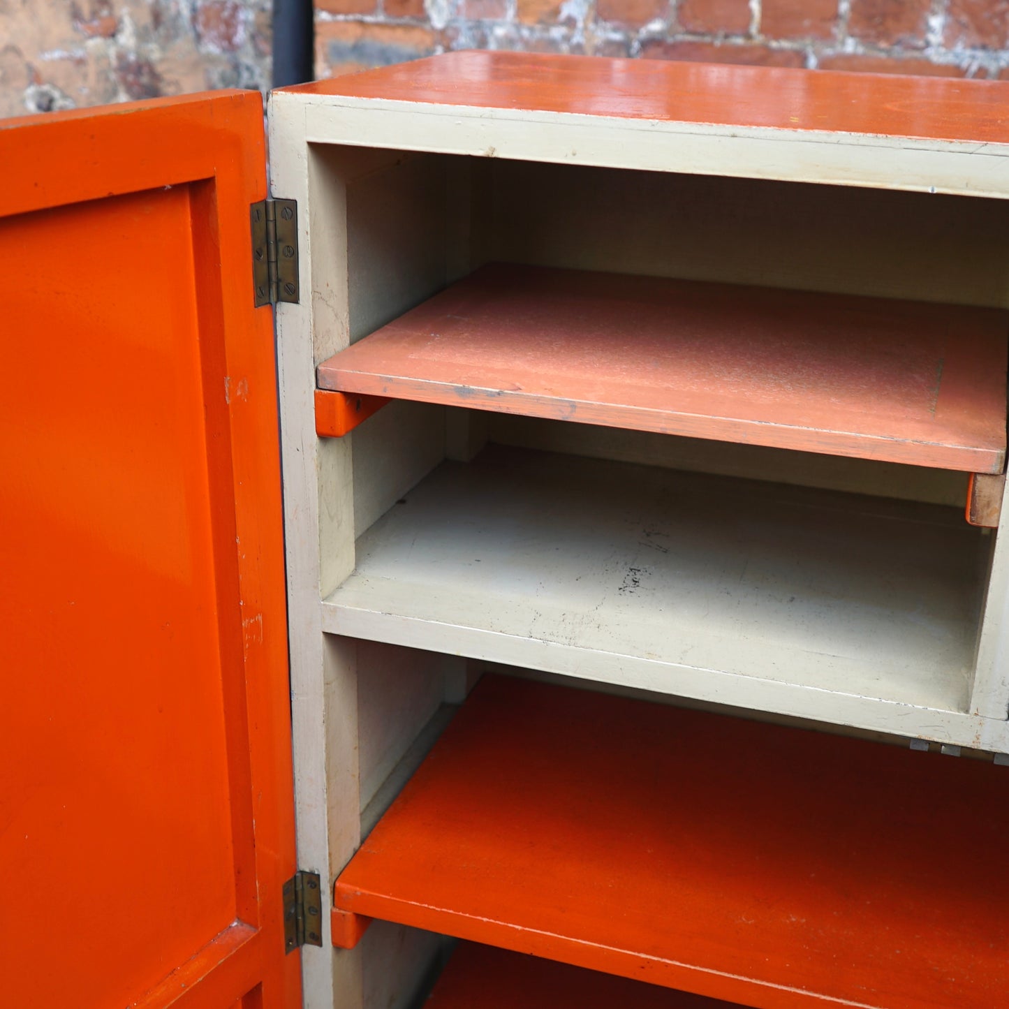 Orange Pantry Cupboard