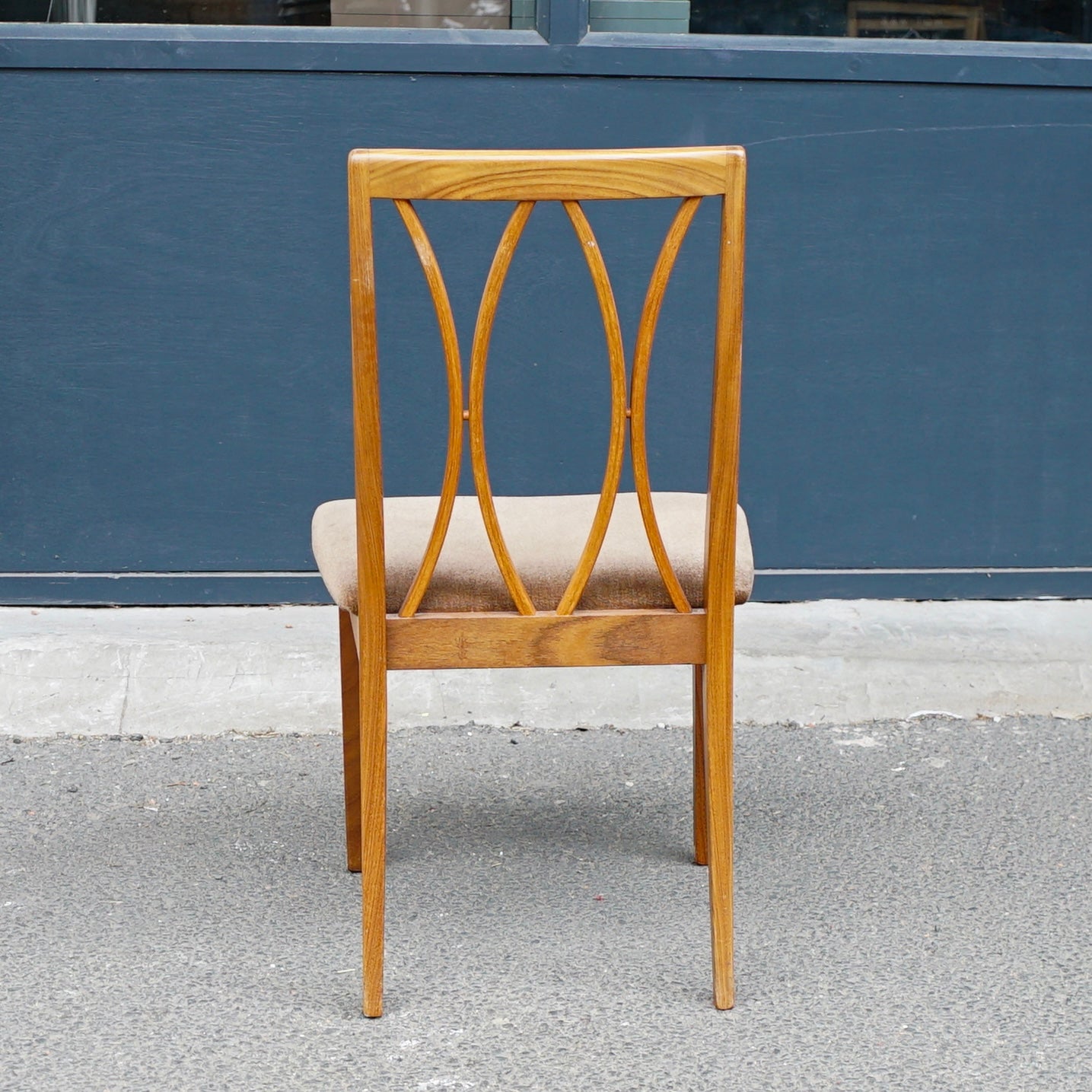 Midcentury G Plan Fresco X Back Dining Chairs x6 (2 Carver Chairs)