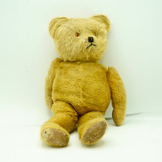 Chad Valley Mohair Teddy Bear 1950s Moon Eyes