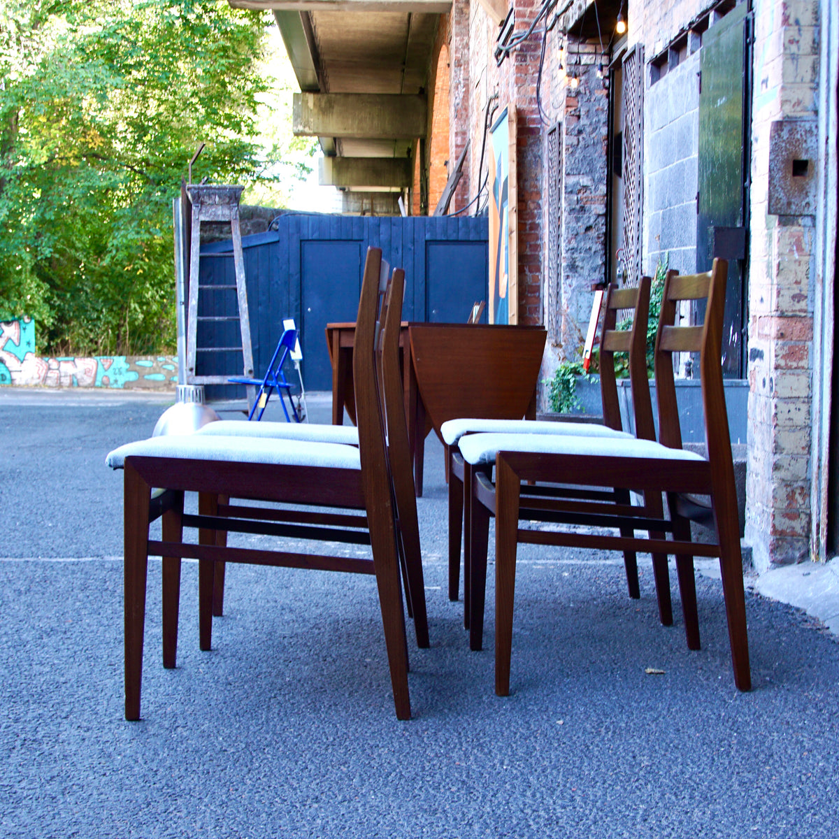 Set of 4 Mid Century Meredew Chairs (Reupholstered)