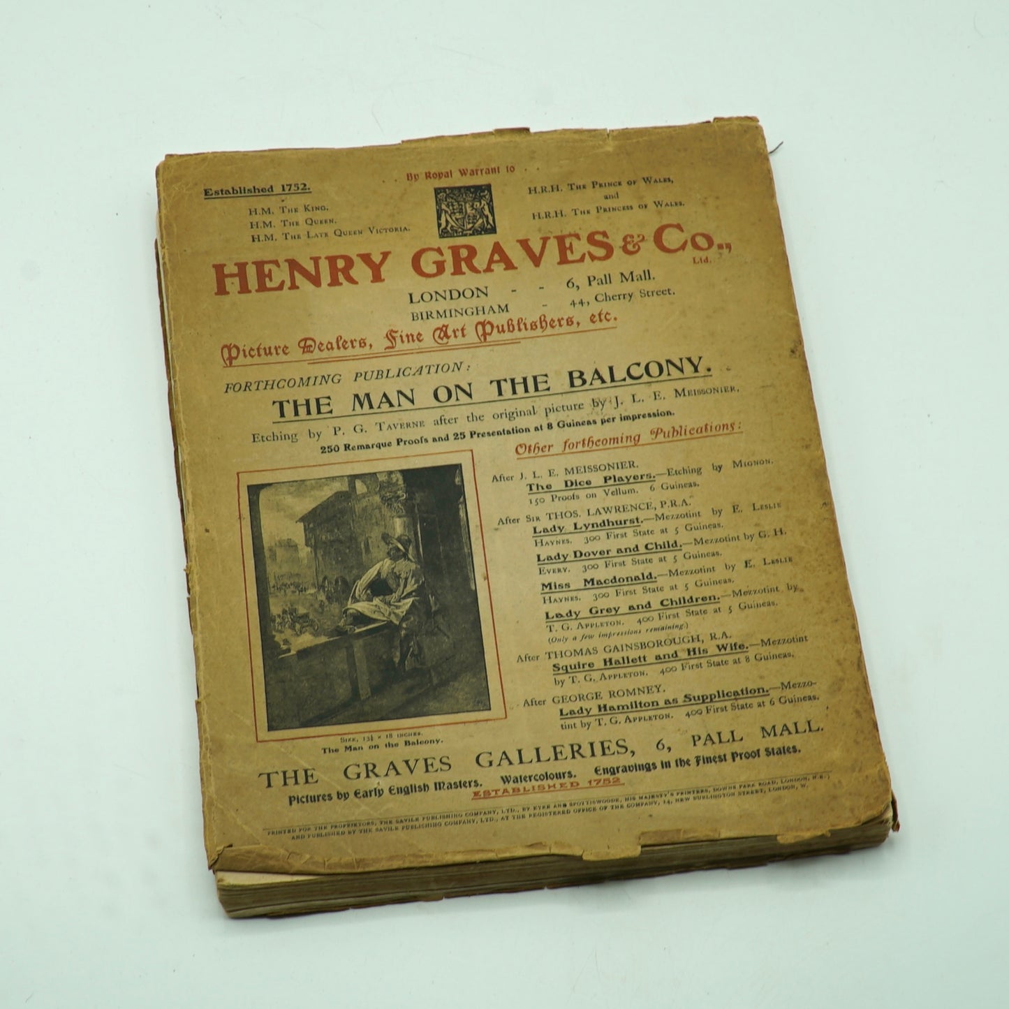 Antique The Burlington Magazine for Connoisseurs Magazine No.1 Vol.1 March 1903