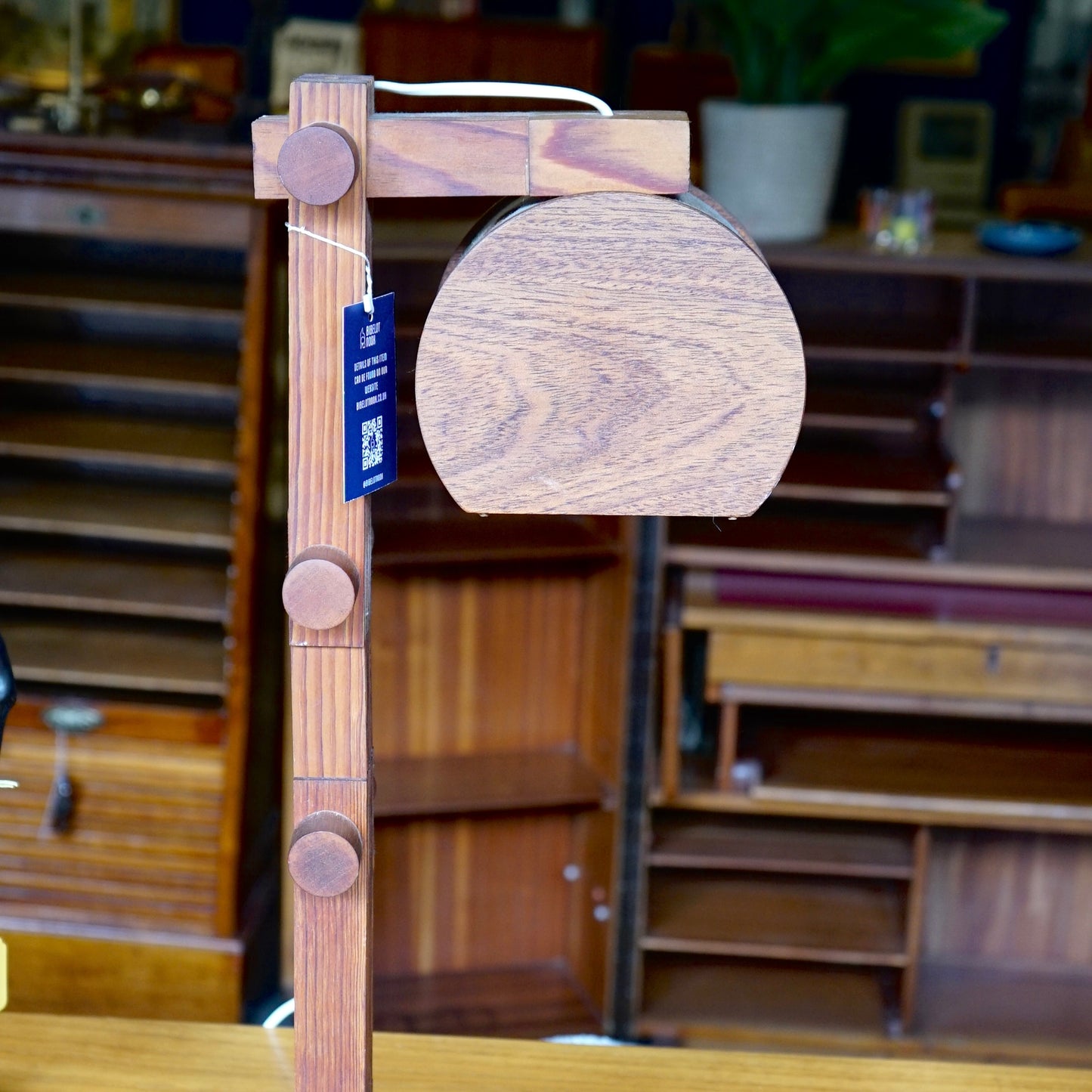 Unusual Handmade Vintage Lamp