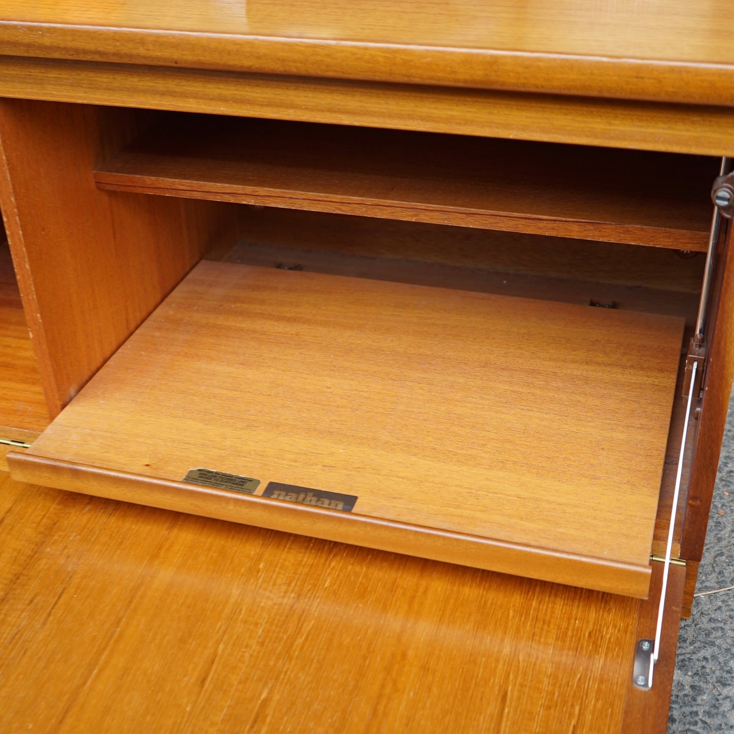 Nathan Midcentury Squares Sideboard TV Stand