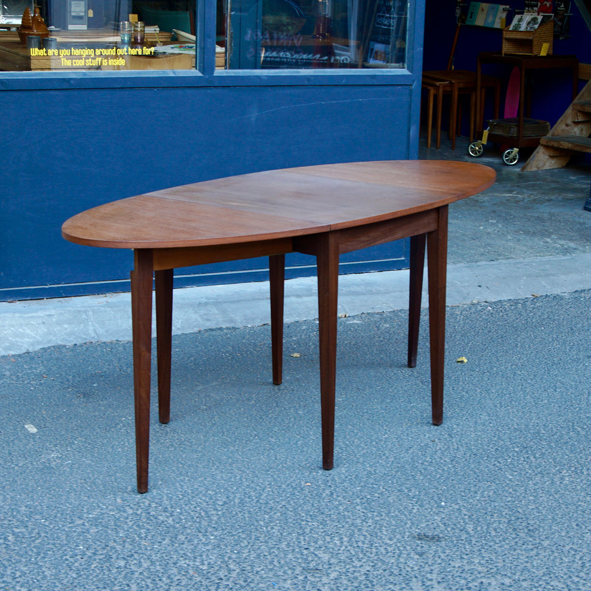 Mid Century Meredew Space-saving Drop Leaf Table