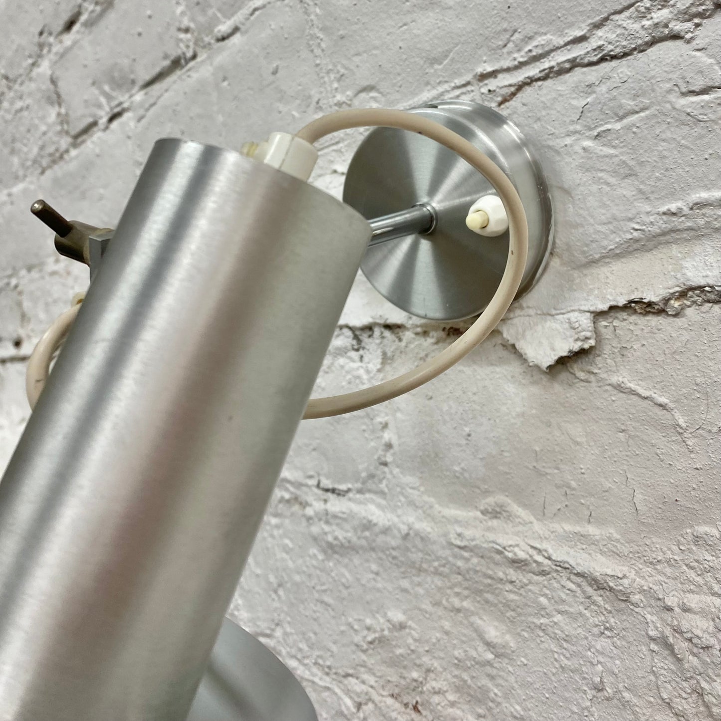 1960s BHS Brushed Steel switched reading light
