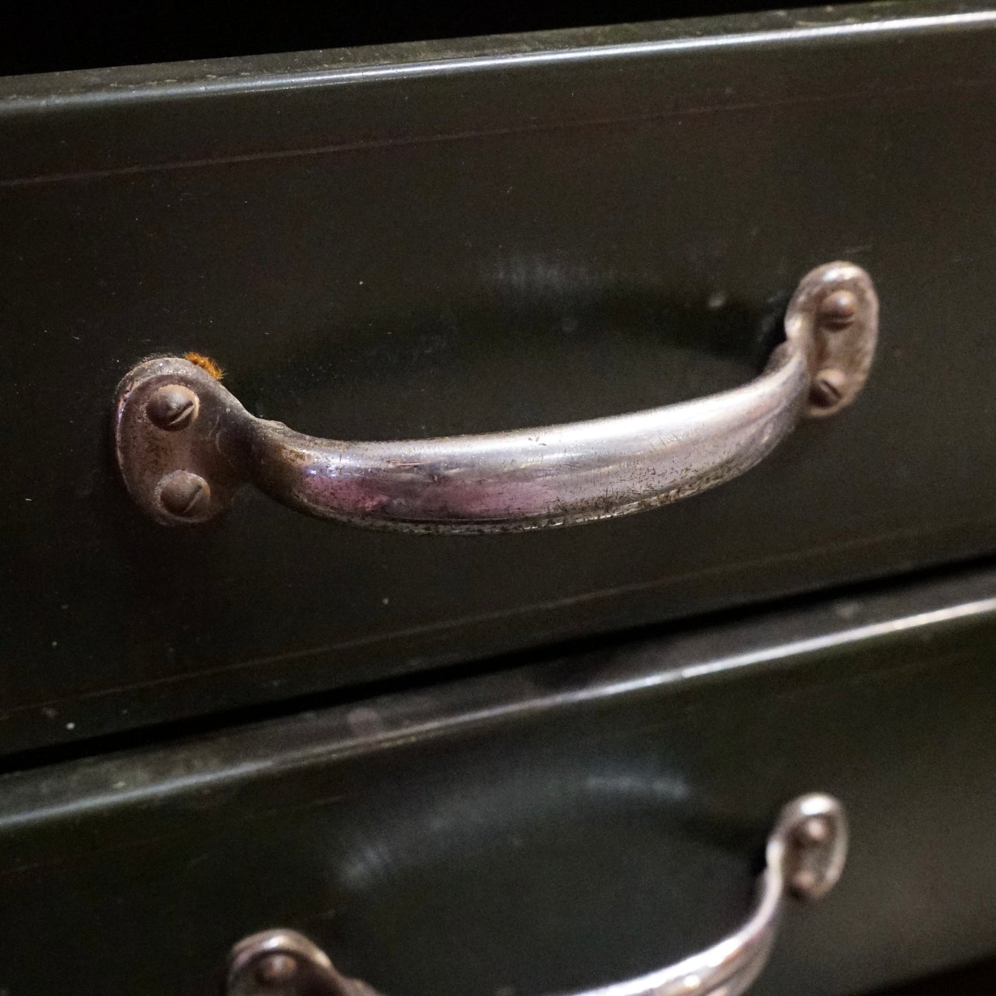 Vintage Metal Plan Chest