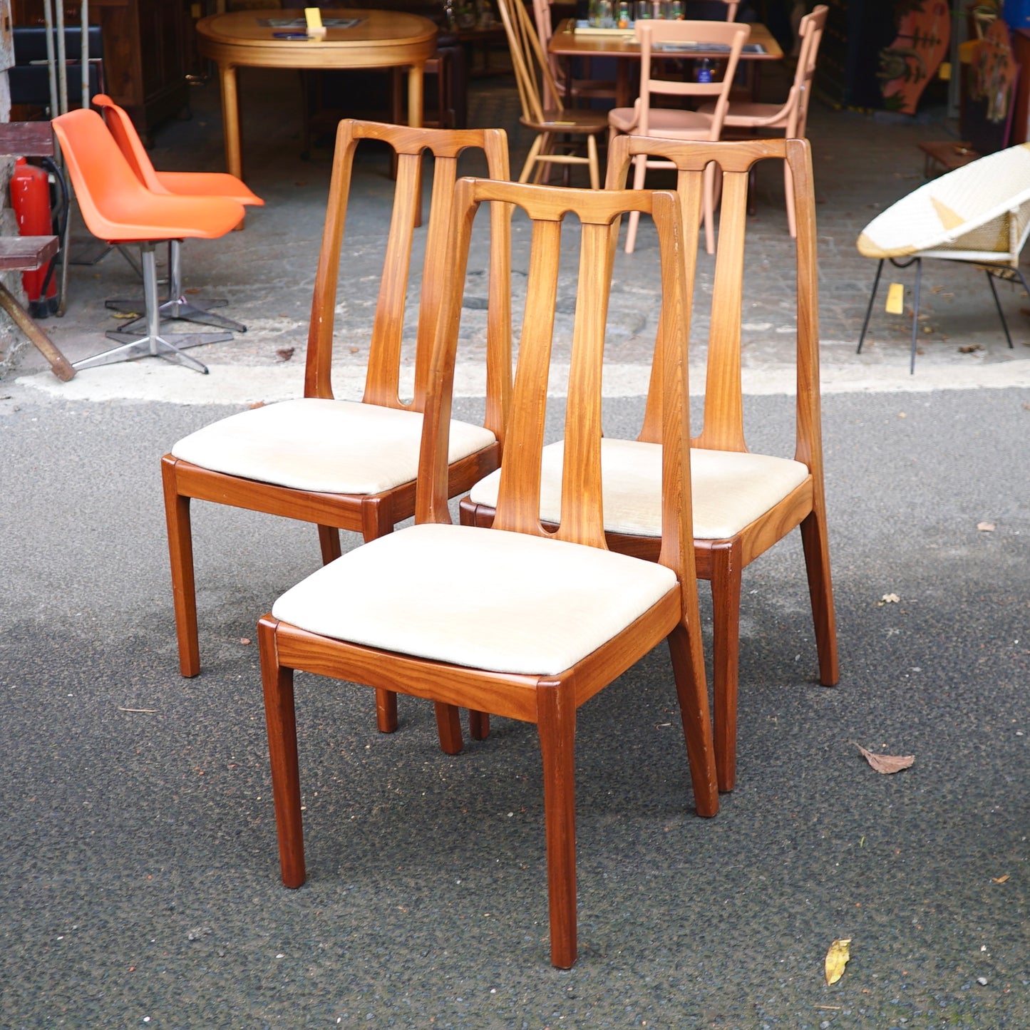 Nathan Midcentury Dining Chairs x6