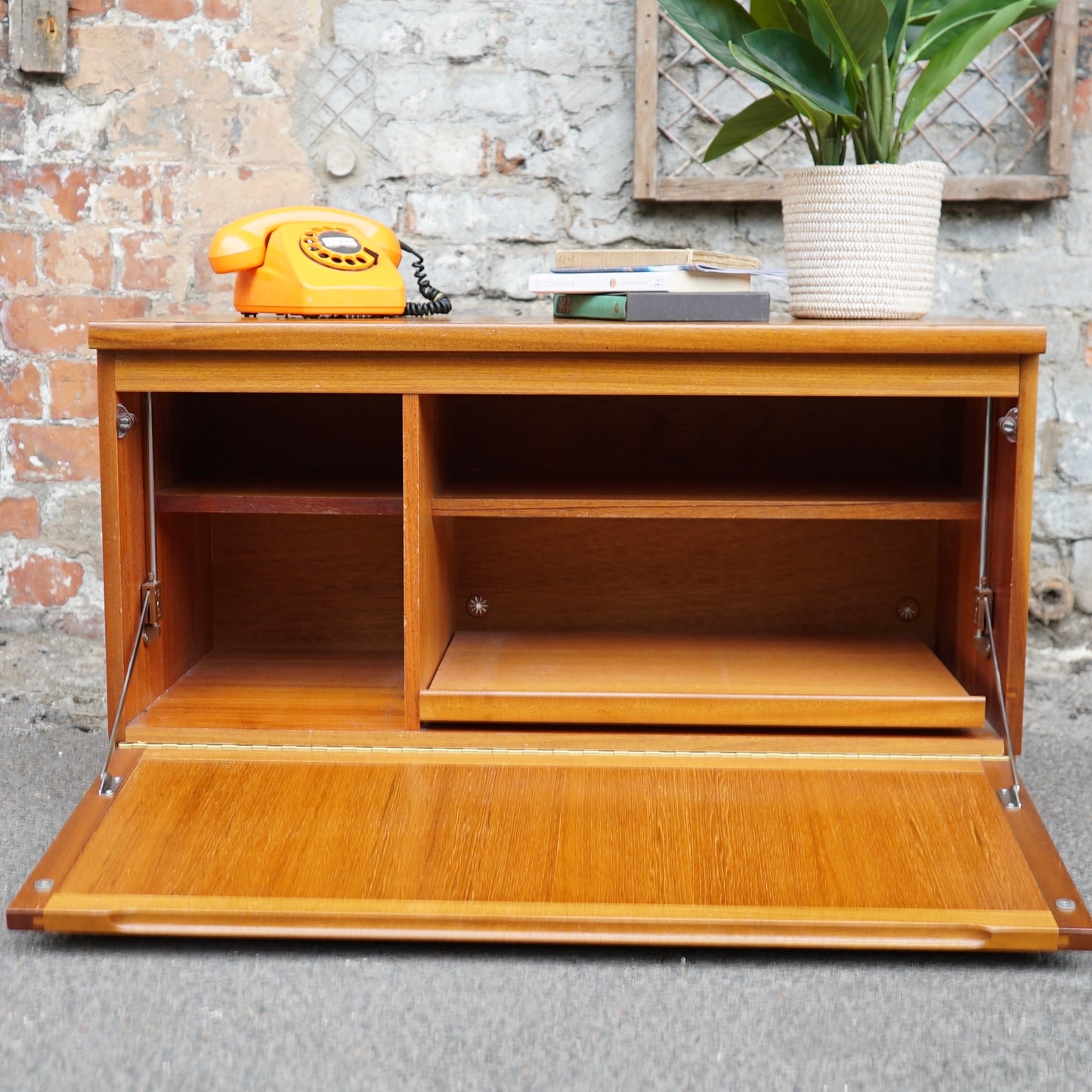 Nathan Midcentury Squares Sideboard TV Stand