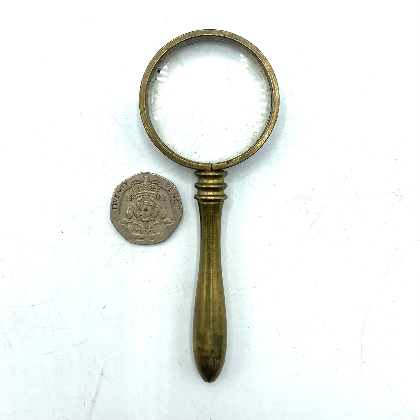 Antique magnifying glass
