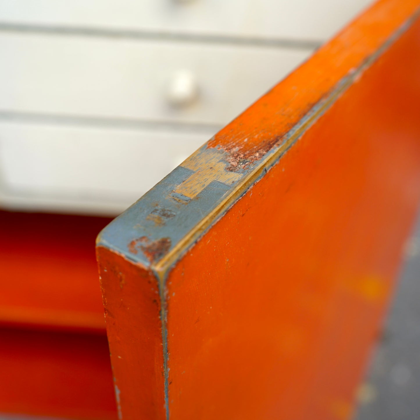 Orange Pantry Cupboard