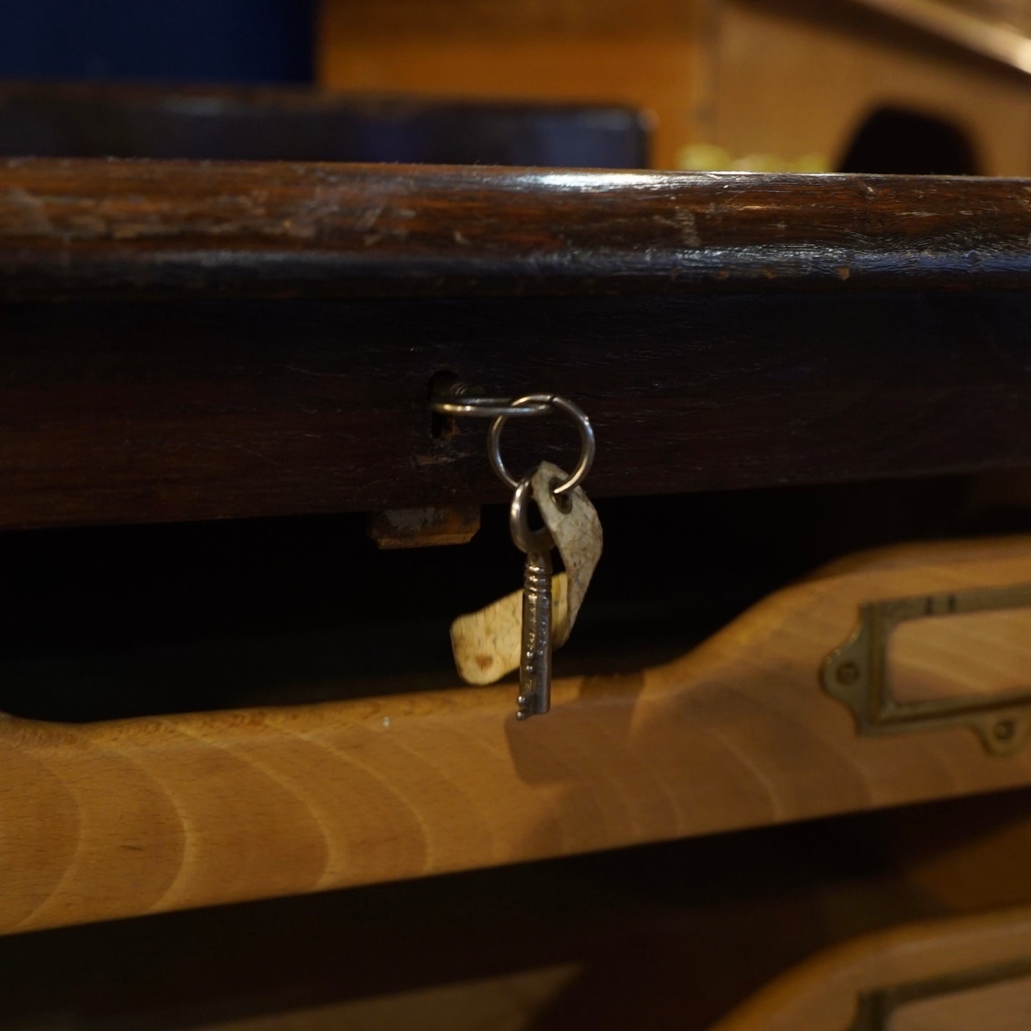 1940s Abbess Tambour Filing Cabinet