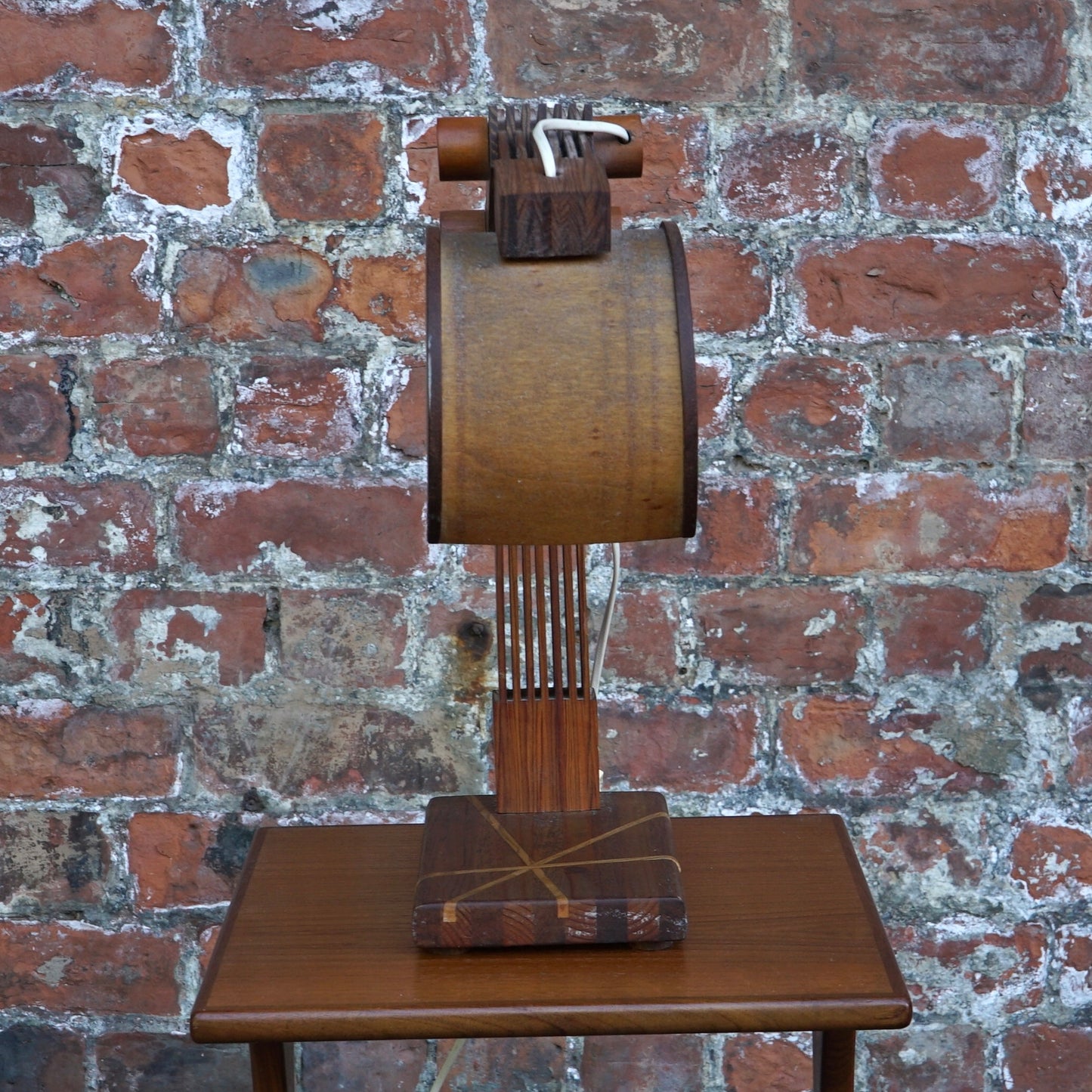 Unusual Handmade Vintage Lamp