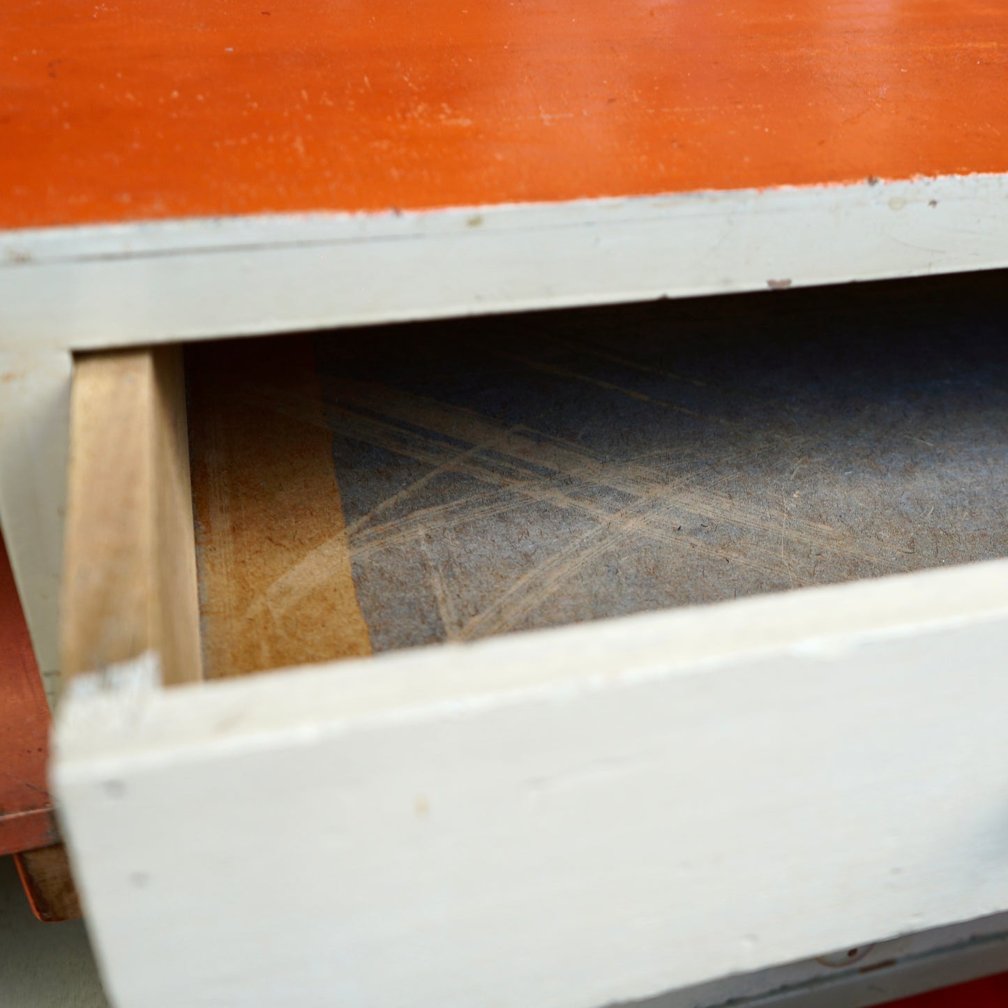 Orange Pantry Cupboard