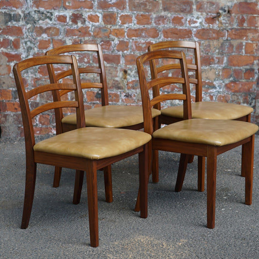 Set of 4 G-Plan Dining Chairs – 1960s Teak