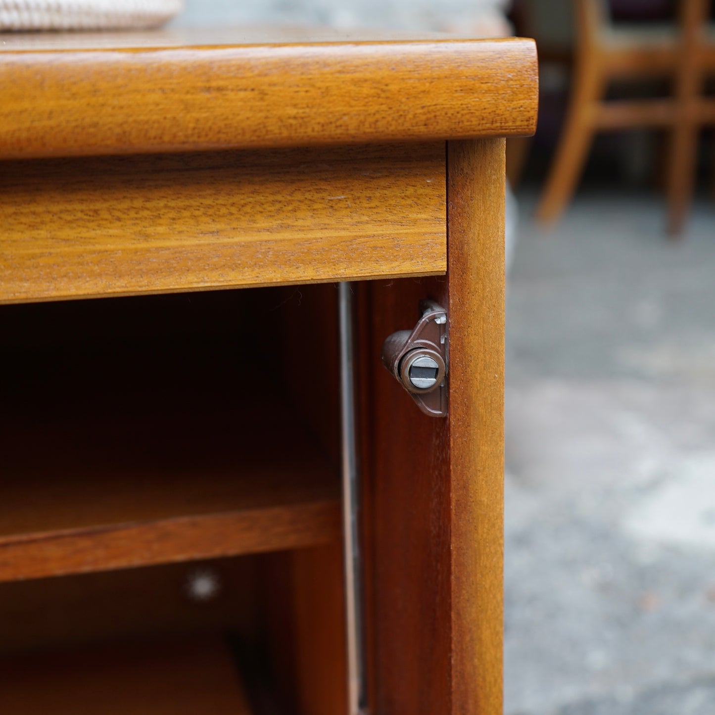 Nathan Midcentury Squares Sideboard TV Stand