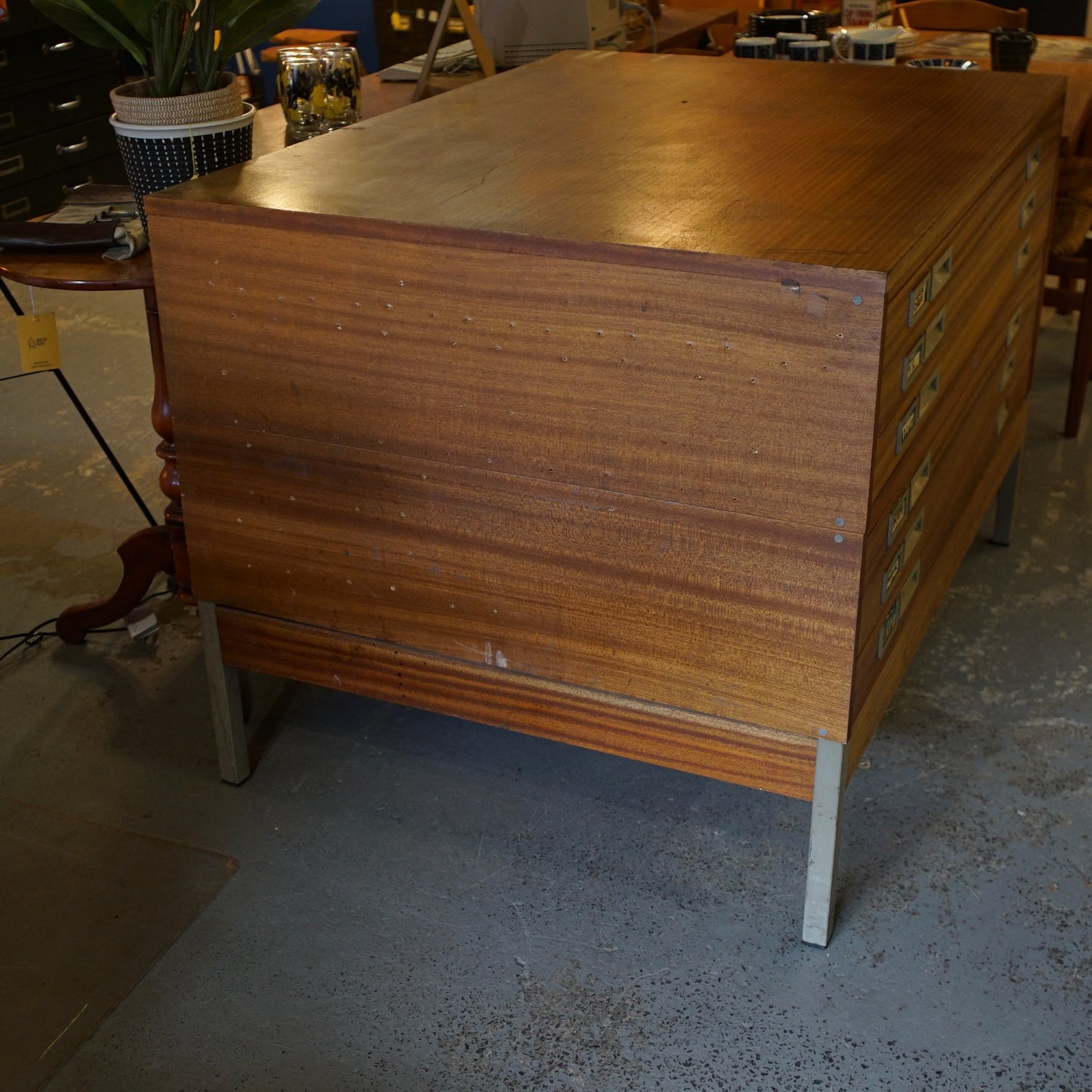 Vintage Abbess Plan Chest