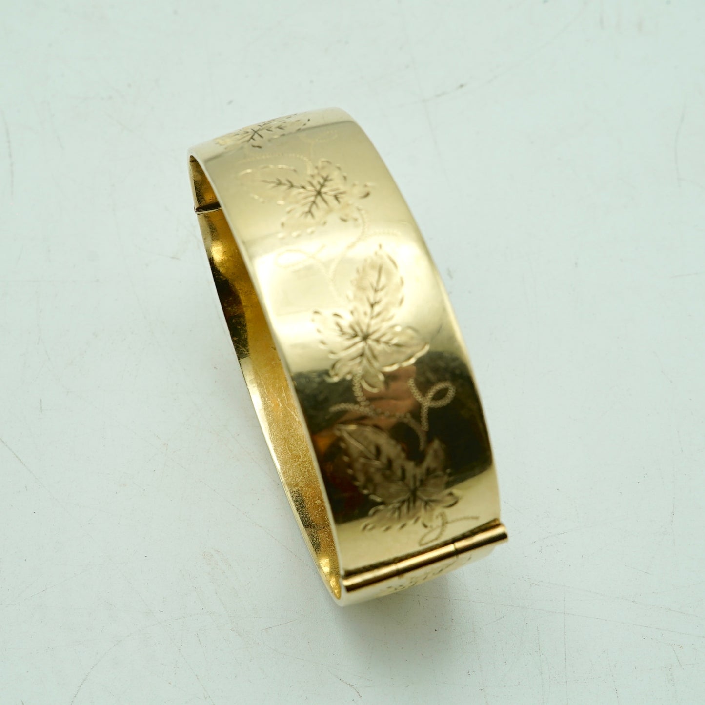 Antique Gold Plated Cuff Bracelet