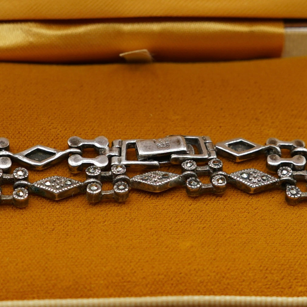 Antique L+H Sterling Silver Bracelet