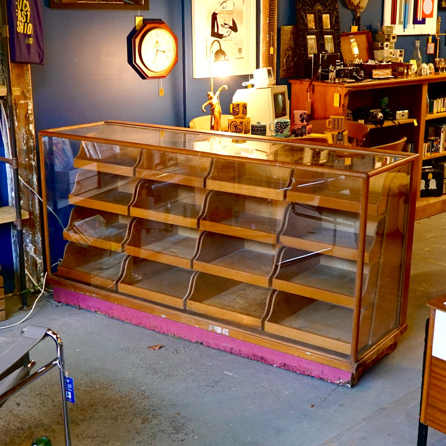 Antique Shop Counter/Haberdashery Made by John Dawson and Sons Pudding Chare Newcastle