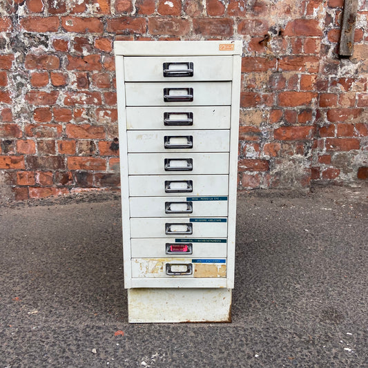 Vintage Metal Filing Drawers