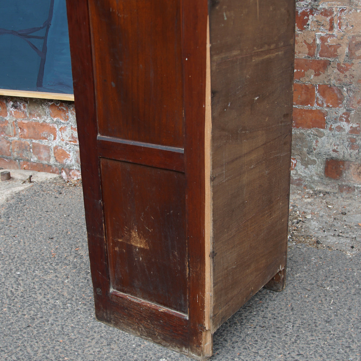 Vintage Wooden School Locker