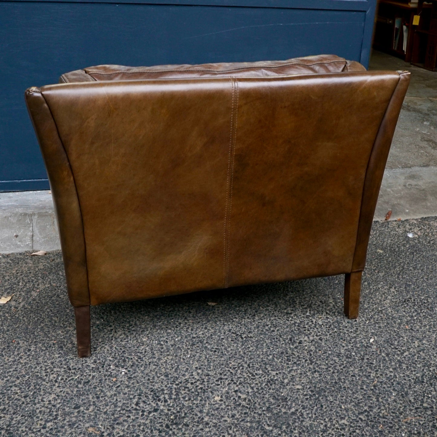 Halo Brown Leather Armchair