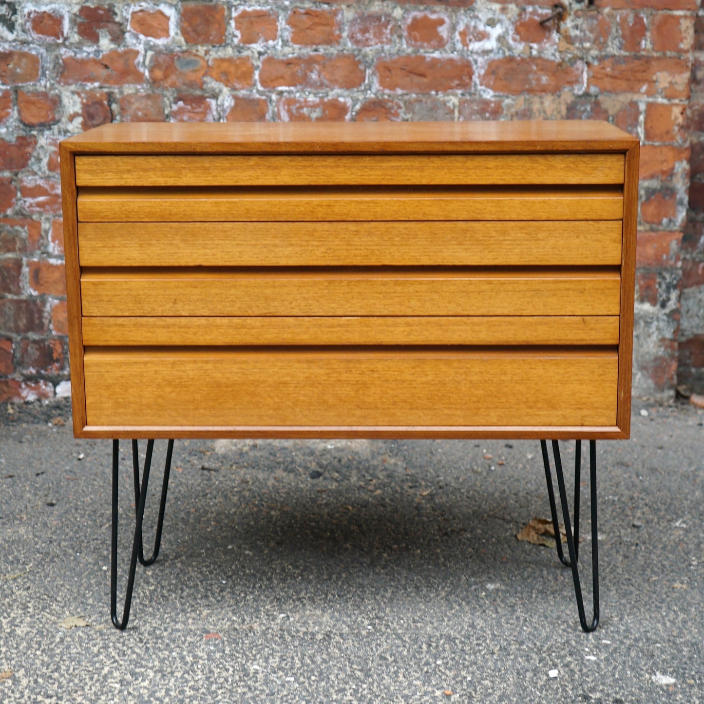 Poul Cadovius Unit on Custom Hairpin Legs 1960s