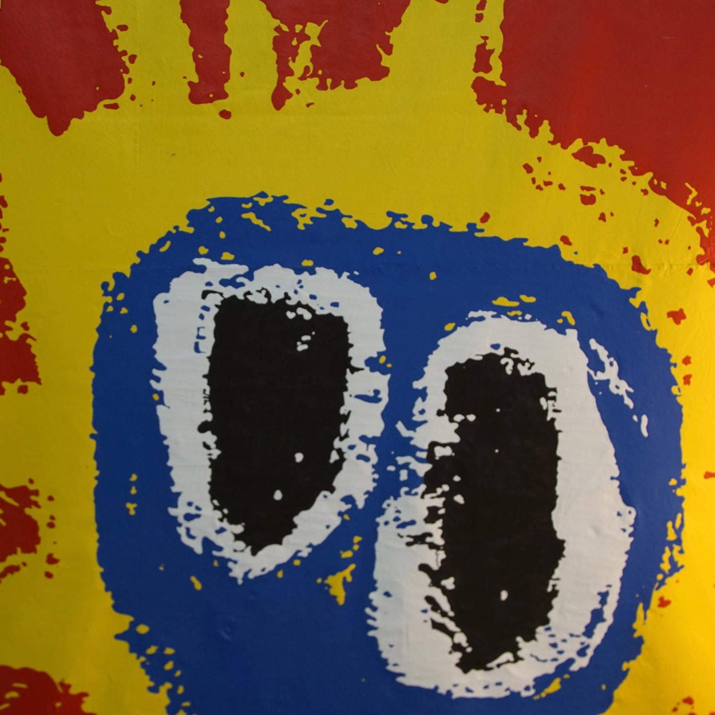 Handpainted Primal Scream Screamadelic Banner Huge