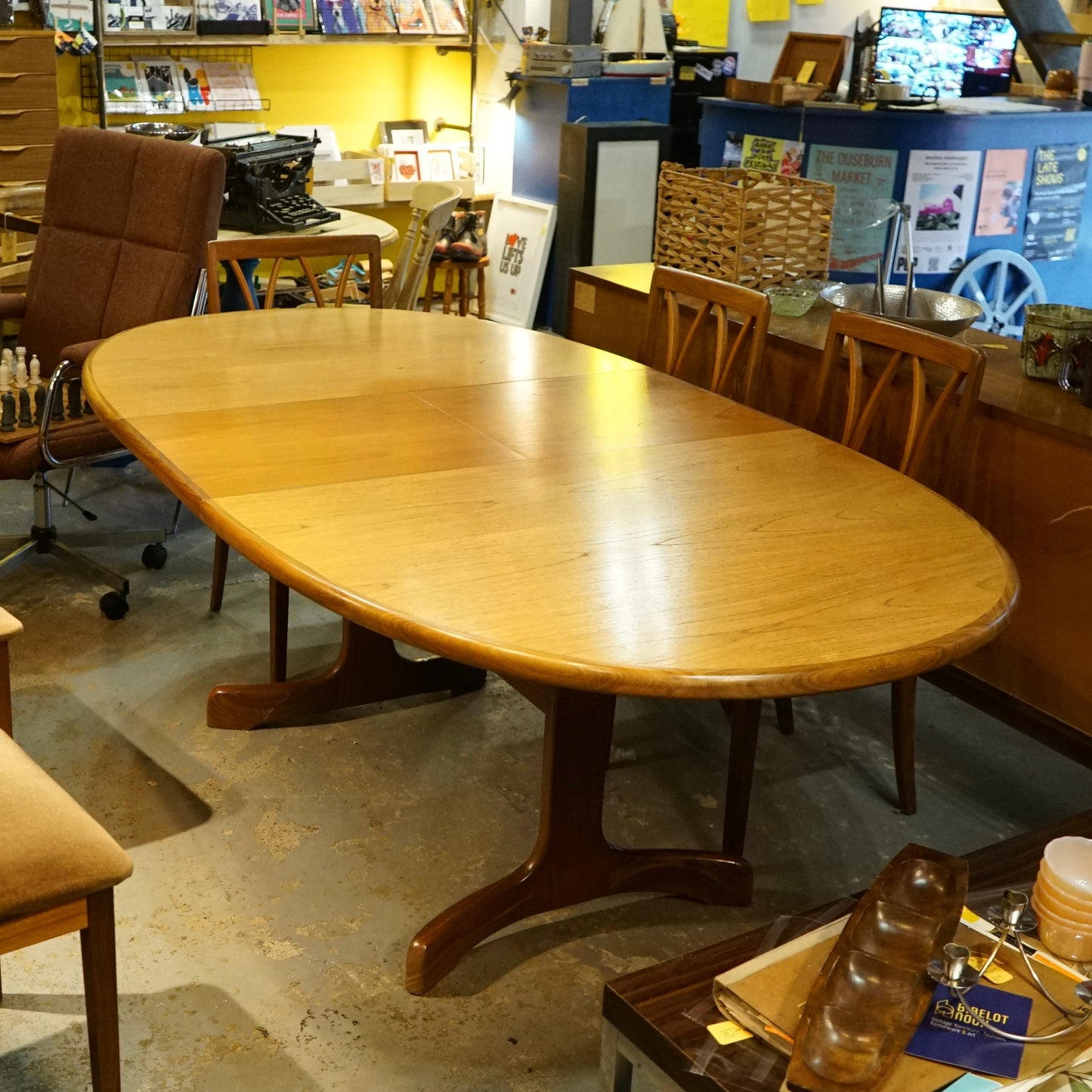 Midcentury G Plan Fresco Extending Dining Table